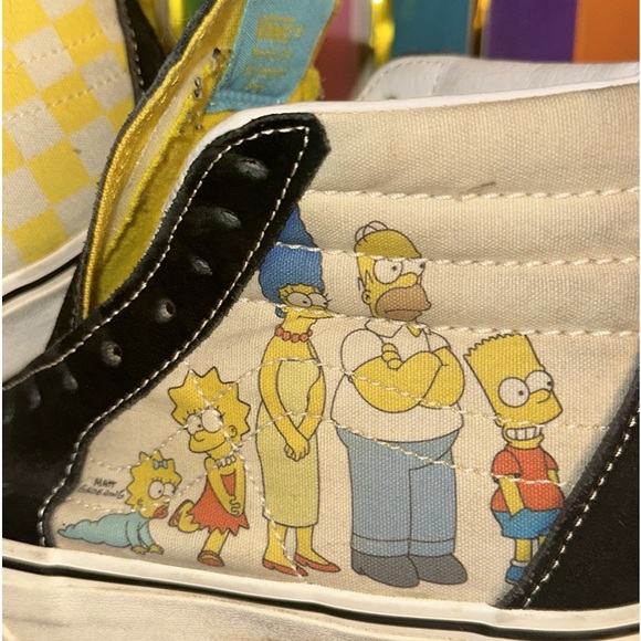 The Simpson’s Van High Top Skateboard Shoe - Picture 1 of 9